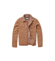 R.lion Kürklü Kot Mont Premium Denim --k.camel--