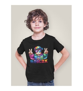 Roblox 2 Baskılı Unisex Oyun Çocuk Tişört (1-12 Yaş)