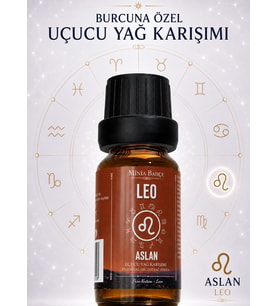 Aslan Burcu Uçucu Yağ Karışımı – Itır, Niaouli, Tarçın, Paçuli, Adaçayı ve Limon Uçucu Yağları, 10 ml