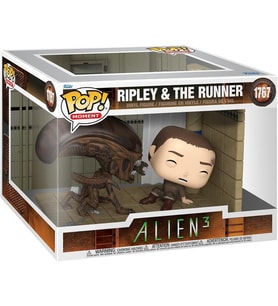 Funko Pop Moment: Alien 3- Ellen Ripley & The Runner - Alien Classic - Koleksiyon Vinil Figür - Hedi (Krem)