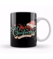 Yılbaşı Yeni Yıl Konseptli Merry Christmas 021 Kupa Bardak Porselen