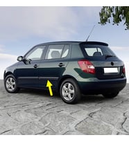 Skoda Fabia 2 2007-2010 Sol Arka Kapı Çıtası Düz 5J0853753