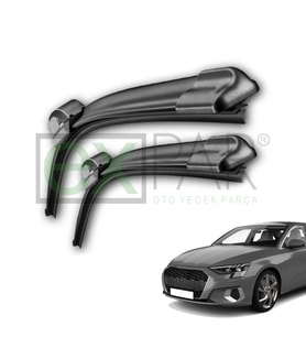 Audi A3 Hatchback / Sedan Uyumlu  Ön Cam Si̇lecek Süpürgesi̇ Takimi 2021 - 2024