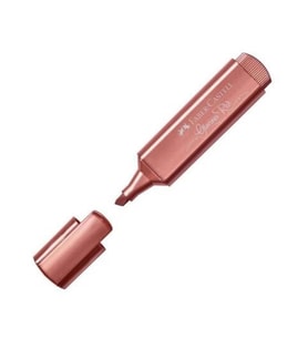 Faber Castell Fosforlu Kalem 46 Metalık Kırmızı 