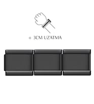 +3cm Uzatma Çelik Bileklik Charmı Bilekliğinizi 3cm Uzatın! scb37 (Siyah)