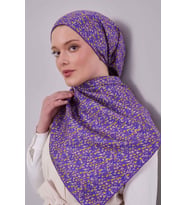 Mor Levidor Twill İpek Eşarp 45
