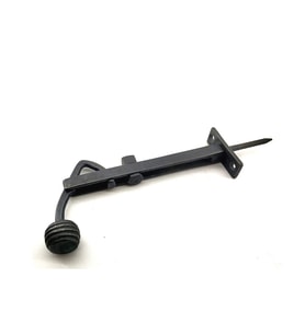 Antika Tarz Dekoratif Pirinç Ayarlı Panjur Stoperi - 150x55 mm, Oksit