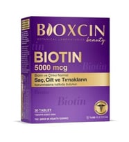 Bioxcin Biotin 5000 mcg Takviye Edici Gıda 30 Tablet