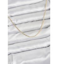 CM 14K Gold Renk Burgu Model 60 cm Kadın Kolye 5886 - LOHO9692-5621