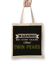 Warning May Start Talking about Twin Peaks Bez Çanta Uzun Saplı