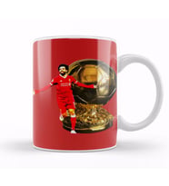 Mo salah  BAllon d'or The Best Player İn The World 2021   Vintage Retro Rainbow Style Kupa Bardak Porselen