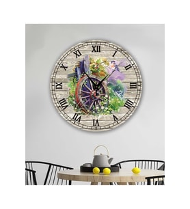 bilge Tasarım retro Duvar Saati 35 x 35CM (Karışık)