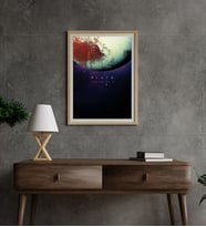 Plüton Pluto Uzay Metal Poster Metal Tablo Metal Üzerine Baskılı Metal Poster Ev Duvar Dekorasyon