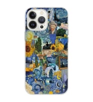 Iphone 12 Pro Uyumlu Vincent Van Gogh Sanatsal Tasarımlı Şeffaf Telefon Kılıfı