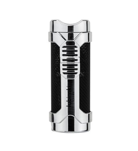 Lubinski Cigar Sehpa Kapaklı Delicili Tek Torch Puro Çakmağı Silver LB-209