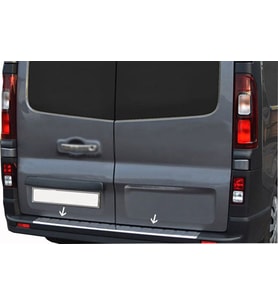 RENAULT TRAFIC 2015 Ve Üzeri Krom Arka Tampon Eşiği Paslanmaz Çelik