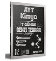 Benim Hocam Yayınları Ayt Kimya 7 Günde Genel Tekrar Kampı