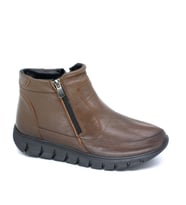 TrendyShose CPR-22335 Z Anatomic Hakki Deri Konfor Rahat Taban Bot (KAHVE)