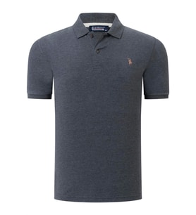T8561 DEWBERRY ERKEK TSHIRT-DÜZ ANTRASİT (Karışık)