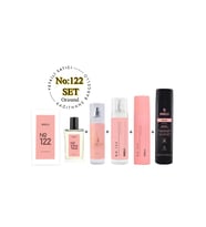 122 Kadın Parfüm Set ( Parfüm - Saç Parfümü - Bodymist - Deodorant - Duş Jeli ) - Mnms122setduş2