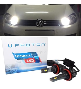 Vw Golf 6 Led Xenon Kısa Far Ampulü H7 Ultimate 9500 Lumens Yeni Seri Beyaz 2009-2012