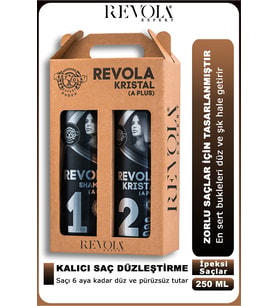 revola Kristal APLUS Orijinal Brezilya Fönü Keratin Protein Kıvırcık Saç Düzleştirici Bakım Krem 250