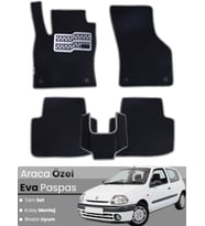 RENAULT CLİO 2 (1998-2004) Uyumlu EVA Paspas Tam Set–Araca Özel,Oto Paspas