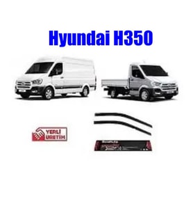 Hyundai H350 Mugen Cam Rüzgarlığı tüm modeller 2'li Sunplex (Beyaz)