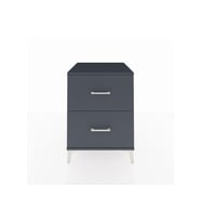 Kronos Komodin 2 Çekmeceli 60x59x80 Antrasit-Antrasit
