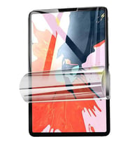 Apple iPad Pro 11 2018 Uyumlu Tablet Nano Ekran Koruyucu Kristal Netliğinde %100 Ultra Görüntü Kalitesi Esnek Temperli Kırılmaz Nano Screen Protector (Şeffaf)