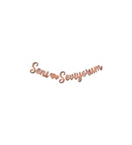 Kaligrafi Banner Rose Seni Seviyorum M250