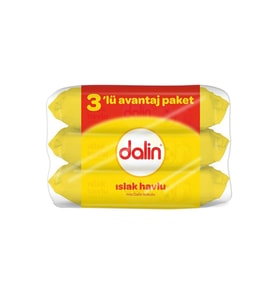 3 X Dalin 56lı Islak Mendil Yumuşak Petek Dokulu