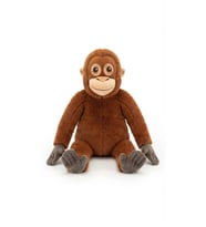 Sevimli Peluş Maymun 60 cm - Büyük Boy Yumuşak Orangutan Oyuncak - Çocuk Uyku Arkadaşı Hediye