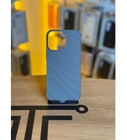 iPhone 14 Pro Max Uyumlu Kaymaz Tırtıklı Dokulu Mat Kılıf (Gri)