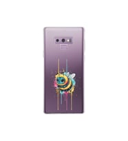 Samsung Galaxy Note 9 ile uyumlu Splash arı tasarımlı şeffaf silikon kılıf