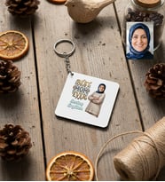 Kişiye Özel Karikatürlü Best Mom Ever Anneye Hediye Anahtarlık Anneler Günü Hediyesi