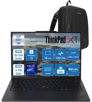 Lenovo Thinkpad X1 5g Lte Carbon G13 Aura Edition Intel Core Ultra 7 258V 32GB Ddr5 4tb SSD Intel Arc 140V 14" 2.8k (2880X1800) OLED 500NITS 120hz W11P Premium Bilgisayar 21NS004MTXP12 + Zettaçanta