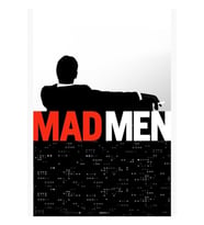 Madmen Tablo Ahşap Poster Dekoratif