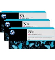 Tonersepeti Hp 771-B6Y35A Orjinal Açık Kırmızı Kartuş 3'Lü Paket