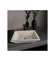 Gamze Klasik Traverten Köşeli Lavabo-196
