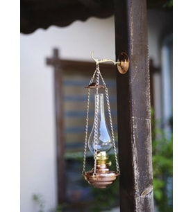 BAKIR GAZ LAMBASI ZİNCİRLİ MODEL BAKIR RENK