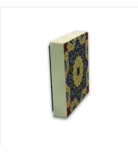 Çini Desen Baskılı Doğaltaş  Magnet(KD-011)Buzdolabı Süsü