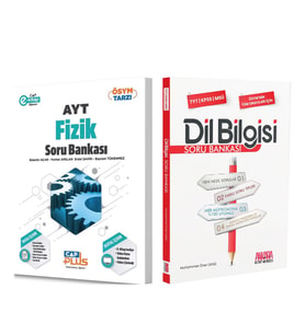 Çap Yayınları AYT Fizik ve AKM Dil Bilgisi Soru Bankası Seti 2 Kitap