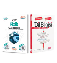 Çap Yayınları AYT Fizik ve AKM Dil Bilgisi Soru Bankası Seti 2 Kitap