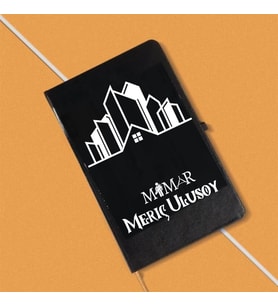 Çılgıntrend Mimarlara Özel Tasarımlı Defter (Siyah)
