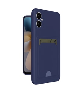 Samsung Galaxy A05 Kelvin Kartvizitli Silikon - Lacivert