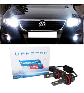 Vw Passat B6 Led Xenon Sis Farı Ampulü H8 Ultimate 9500 Lumens Yeni Seri Beyaz