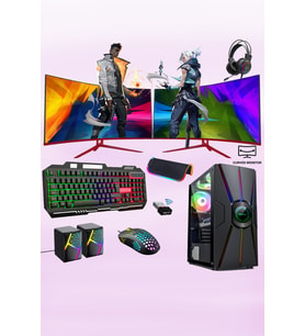 Xaser Xsr365 i7 4770 16GB Ram 256GB SSD 8GB RX580 Ekran Kartı 24" Dual Curved Oyun Bilgisayarı
