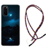 Samsung A02S A03S A10 A12 A13 A21S A22 Kılıf Boyun Asklı Rasta Silikon Gece 1633