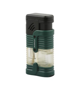 3 Torch Pürmüz Yeşil-Siyah Puro Çakmağı - TR7259